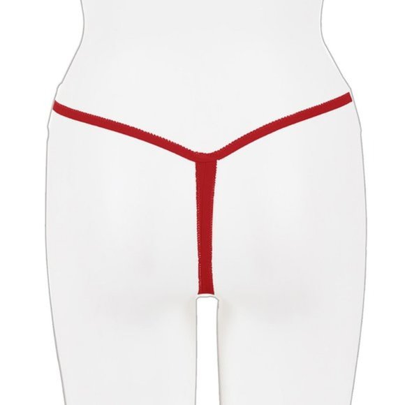 Butterfly Crotchless Thong - Picture 6 of 8